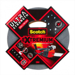 Adhésif de réparation SCOTCH Ultra extremium, une face L.25 m x l.48 mm noir de marque SCOTCH, référence: B5921000