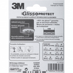 Lot de 8 patins en plastique 3M - 3M