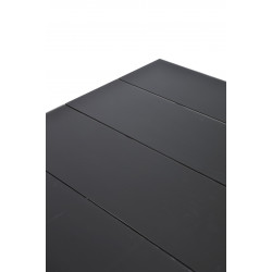 Table de jardin de repas ARCANE Sunrise rectangulaire anthracite de 6 à 10 perso - ARCANE