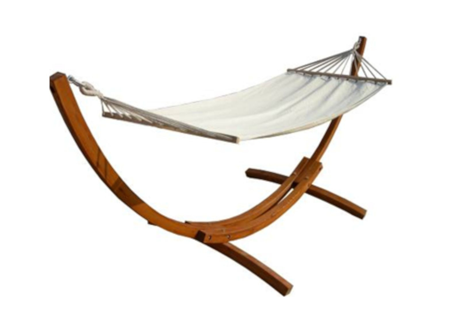 Hamac support en bois + toile