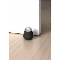 Bloque-porte amovible REI caoutchouc softouch anthracite Diam.6 cm x H.8.5 cm - REI