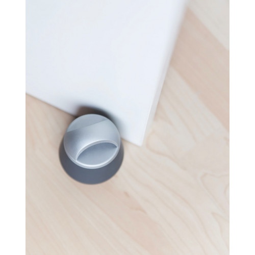 Bloque-porte amovible REI caoutchouc softouch anthracite Diam.6 cm x H.8.5 cm - REI