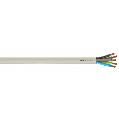 Câble électrique 5 G 1.5 mm² ho5vvf L.10 m, blanc - NEXANS