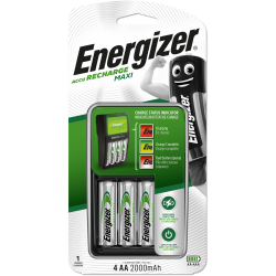 Chargeur de piles ENERGIZER, 1 ou 4 piles aa / aaa de marque ENERGIZER, référence: B6267100