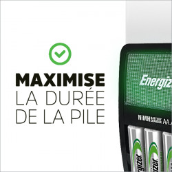 Chargeur de piles ENERGIZER, 1 ou 4 piles aa / aaa - ENERGIZER