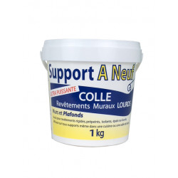 Colle revêtement mural lourd jusqu’à 750gr/m² SUPPORT A NEUF, 1 kg - SUPPORT A NEUF