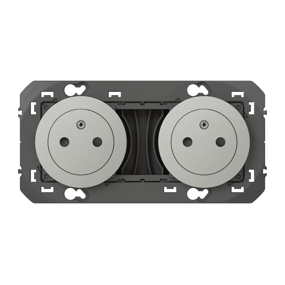 Legrand Dooxie double prise 2P+T - vue 6