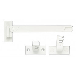 Entrebâilleur pour fenêtres plastique / pvc blanc, SOCONA de marque SOCONA, référence: B6275600