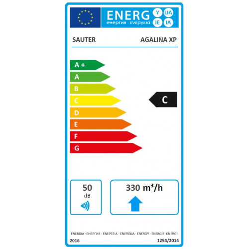 Kit extra plat VMC autoréglable à détection d'humidité Agalina SAUTER - SAUTER