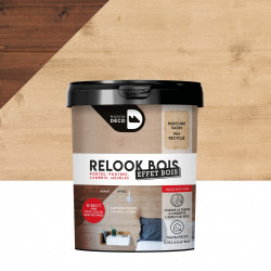 Lasure intérieure poutre et lambris Relook bois MAISON DECO, pin recycle, 0.75 l de marque MAISON DECO, référence: B6284200