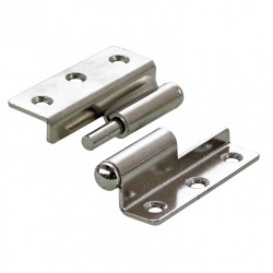 Lot de 2 paumelles acier pour meuble HETTICH, L.50 x l.40 mm - HETTICH