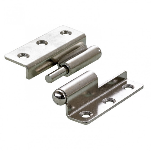 Lot de 2 paumelles acier pour meuble HETTICH, L.50 x l.40 mm - HETTICH