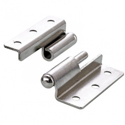 Lot de 2 paumelles acier pour meuble HETTICH, L.50 x l.40 mm de marque HETTICH, référence: B6286500