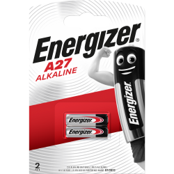 Lot de 2 piles alcaline a27/mn27, 12 V, ENERGIZER de marque ENERGIZER, référence: B6287600