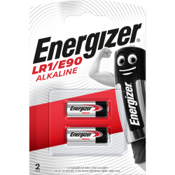 Lot de 2 piles alcaline e90, 1.5 V, ENERGIZER de marque ENERGIZER, référence: B6287900