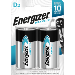 Lot de 2 piles alcaline lr20 d, 1.5 V, ENERGIZER de marque ENERGIZER, référence: B6288300