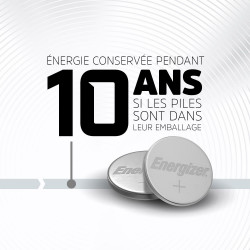 Lot de 2 piles bouton cr2016/dl2016, 3 V, ENERGIZER - ENERGIZER