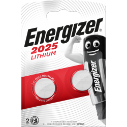 Lot de 2 piles bouton cr2025/dl2025, 3 V, ENERGIZER de marque ENERGIZER, référence: B6288600