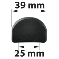 Lot de 2 protecteurs de butée plastique plastifié, H.35 x L.40 x P.6 mm de marque AFBAT, référence: B6289500