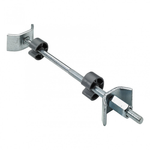 Lot de 2 raccords de plan de travail acier chromé HETTICH, l.150 mm - HETTICH