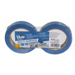 Lot de 2 rubans de masquage SCOTCH l.24 mm x L.41 m Multi-Surfaces de marque SCOTCH BLUE, référence: B6290000