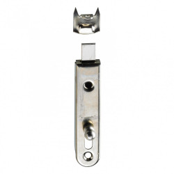 Lot de 2 verrous à poussoir acier HETTICH, L.70 x l.16 mm de marque HETTICH, référence: B6291100