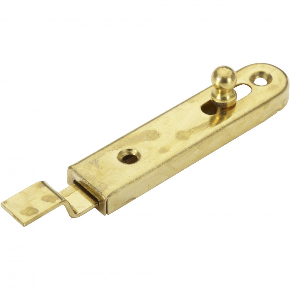 Lot de 2 verrous à poussoir acier HETTICH, L.70 x l.16 mm