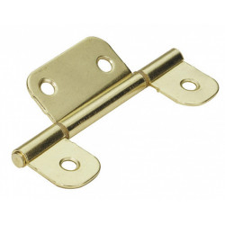 Lot de 3 charnières à lamelles acier pour porte, L.81 x l.22 mm de marque HETTICH, référence: B6295900