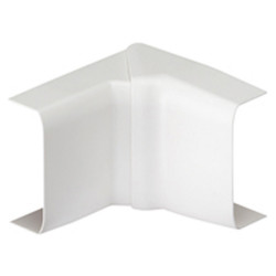 Baguette D'Angle Médium (Mdf) Arrondie Blanc, 23 X 23 Mm, L. 2.44 M