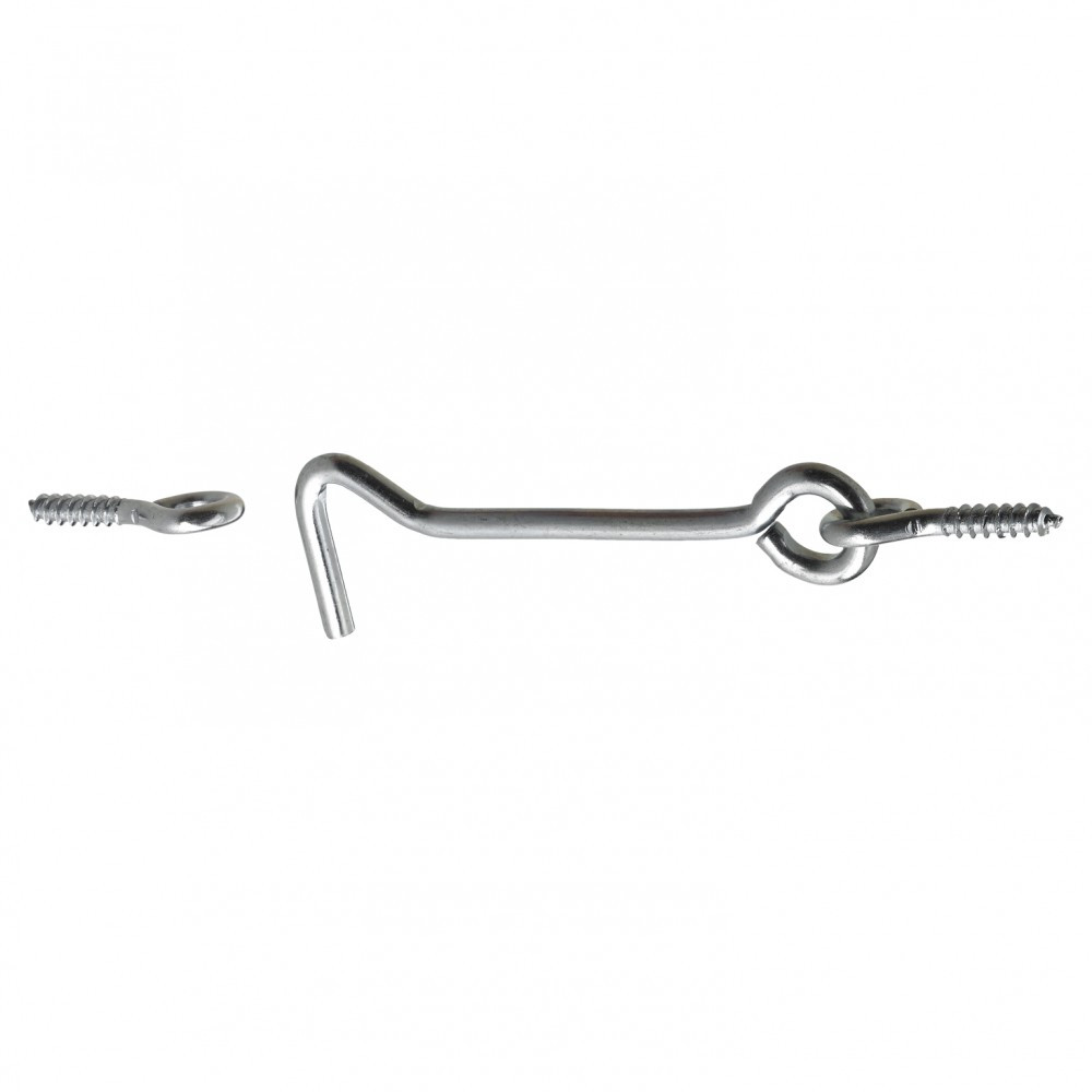 Lot de 4 crochets de contrevent acier HETTICH, L.76 x l.23 mm