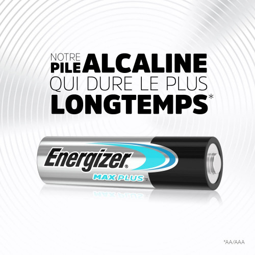Lot de 4 piles alcaline lr6 aa, 1.5 V, ENERGIZER - ENERGIZER