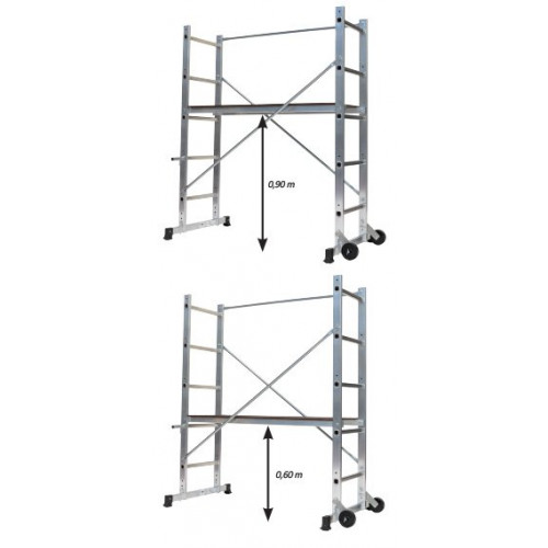 Echafaudage B3 - hauteur de travail 3m - CENTAURE 