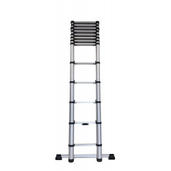 Echelle pliante télescopique en aluminium - Hauteur 3,80m