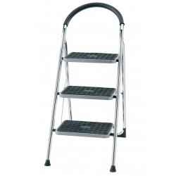 Marchepied double fonction CHROME XL 3 marches - hauteur de travail 2,70m de marque CENTAURE , référence: B6316000