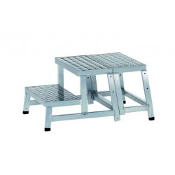 Marchepied industriel modulaire MODULO STEP 2 marches XL - hauteur de travail 2,40m - CENTAURE 