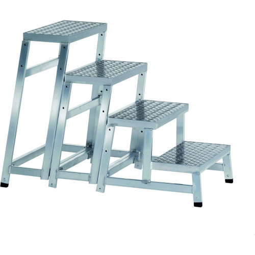 Marchepied industriel modulaire MODULO STEP 4 marches - hauteur de travail 2,80m - CENTAURE 