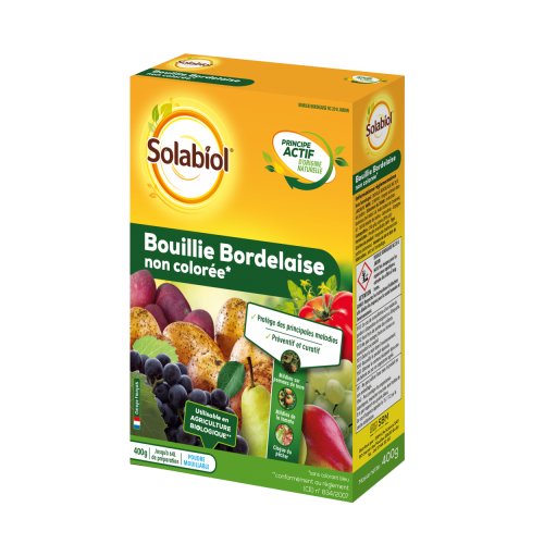 Bouillie bordelaise SOLABIOL, pour arbres fruitiers et légumes, 400G - SOLABIOL