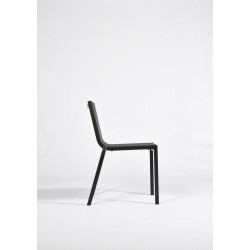 Chaise de jardin en aluminium Horizon anthracite - ARCANE