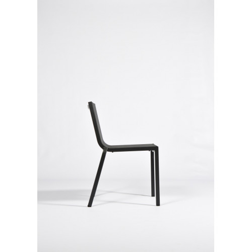 Chaise de jardin en aluminium Horizon anthracite - ARCANE