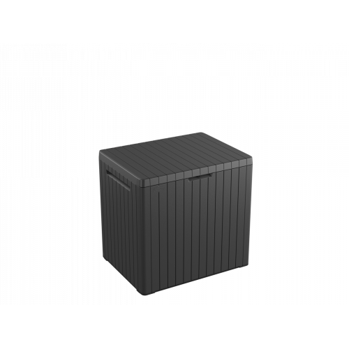 coffre jardin resine city cube 113l anthracite