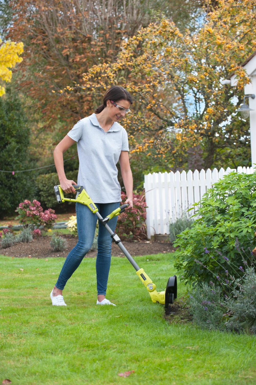 Coupe-Bordures RYOBI OLT1832-SPK 18V One+ - Mode Bordures Et Coupe-Bords - Léger (2.3 Kg) - Batterie Non Incluse