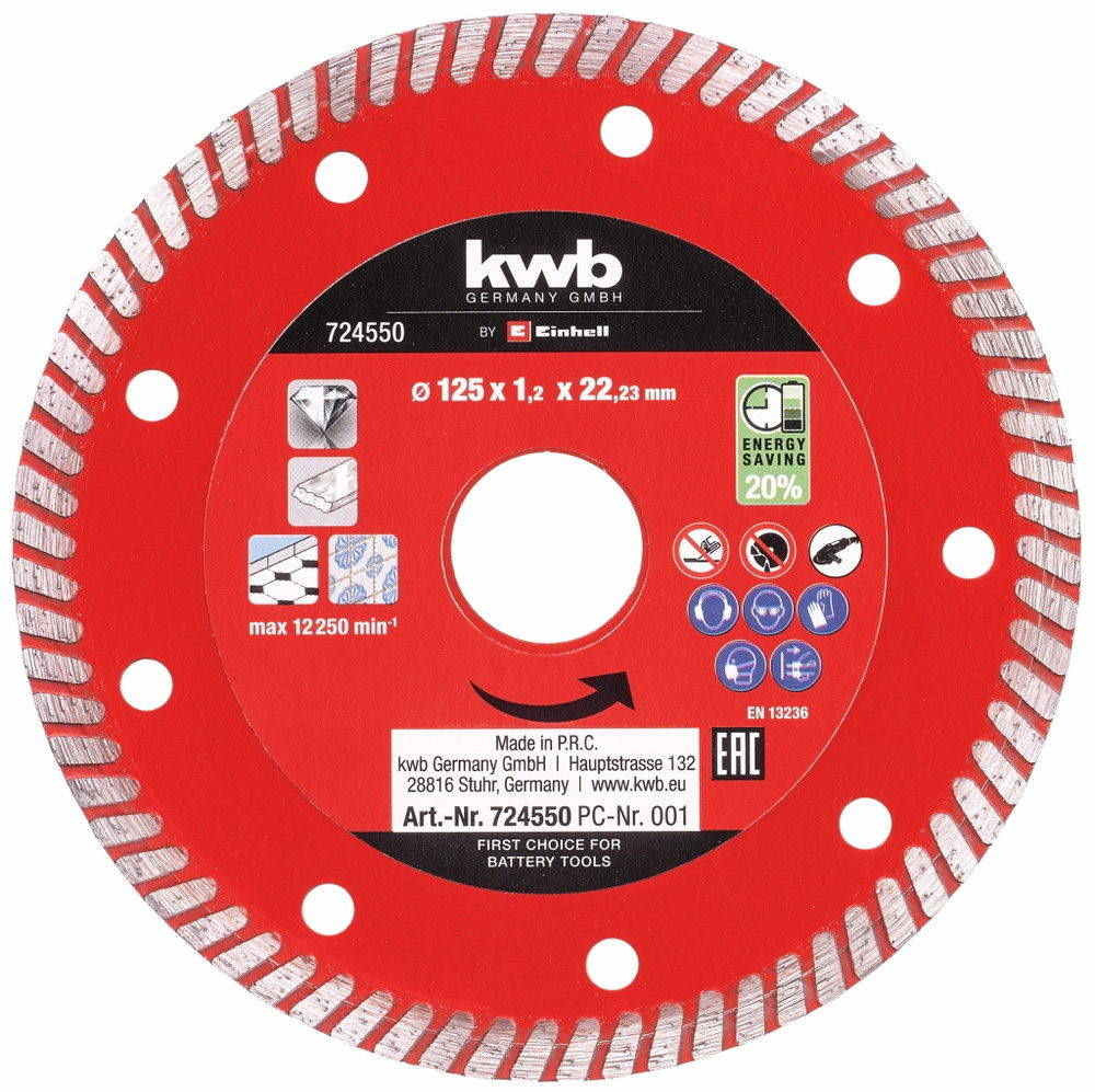 Disque diamant 125mm