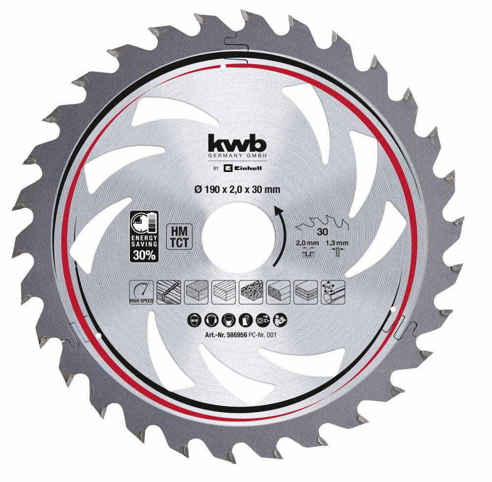 KWB by Einhell Lame de scie circulaire 190x30 mm - vue 2