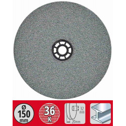 Meule gros grain 150x12,7x20 mm G36 de marque KWB by Einhell, référence: B6330000