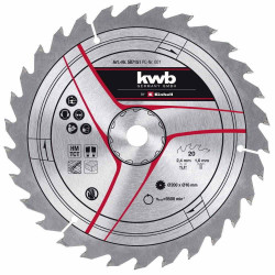 Lame de scie 200 x 16 x 2,8 mm, 20 dents - KWB by Einhell