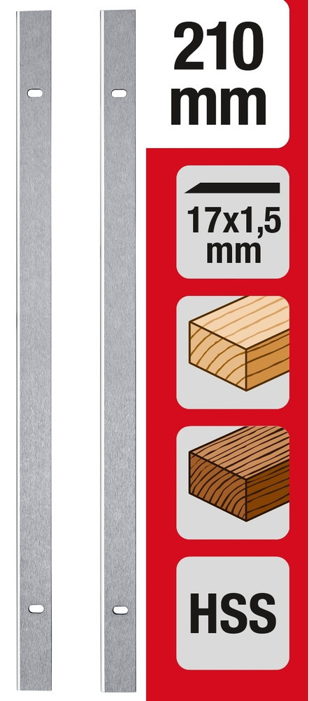 KWB by Einhell Lames pour rabot 204 mm - vue 2
