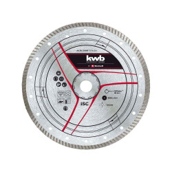 Disque Turbo diamanté 300x25,4 mm de marque KWB by Einhell, référence: B6332800