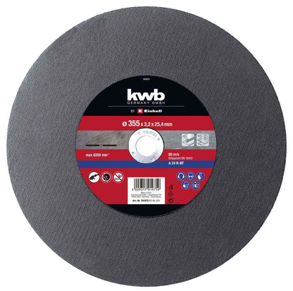 Disque à tronçonner 355x25,4x3,2 mm