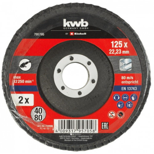 KWB by Einhell Disques à lamelles 125mm