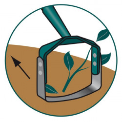 Grattoir oscillant Naturovert - manche bois 150cm certifié PEFC + poignée - Leborgne